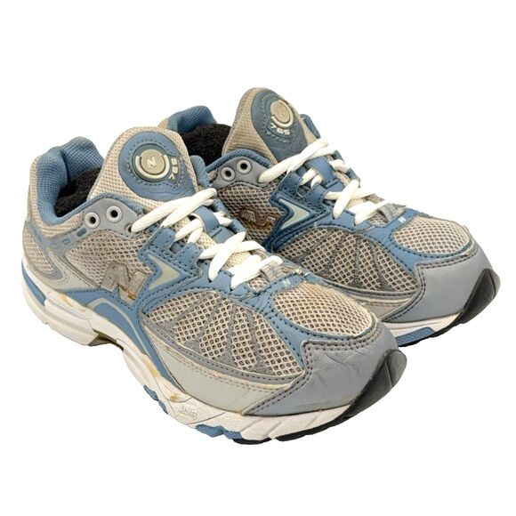 Y2K New Balance 765 Women’s Size 5 D Blue Gray Made in USA Running Sneakers - Picture 1 of 12